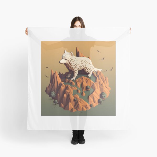 Artikelvorschau, Wolf auf einem Berg entworfen und verkauft von Thwataka.