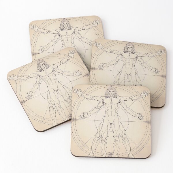 Item preview, Vitruvian Man - Anime Wallpaper designed and sold by KAIGAME Art.