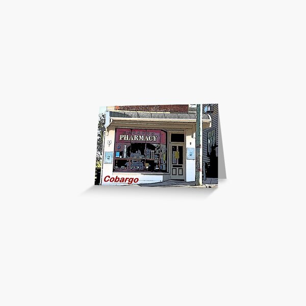 Item preview, Cobargo Pharmacy, built 1906. designed and sold by CobargoInfo.