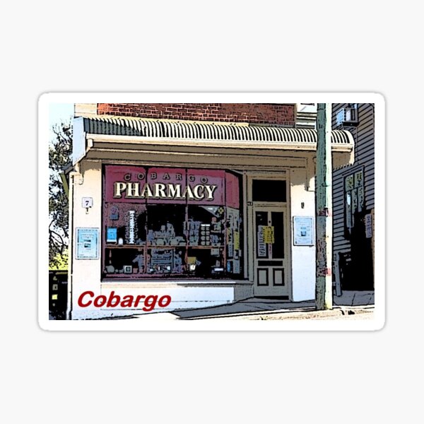 Item preview, Cobargo Pharmacy, built 1906. designed and sold by CobargoInfo.