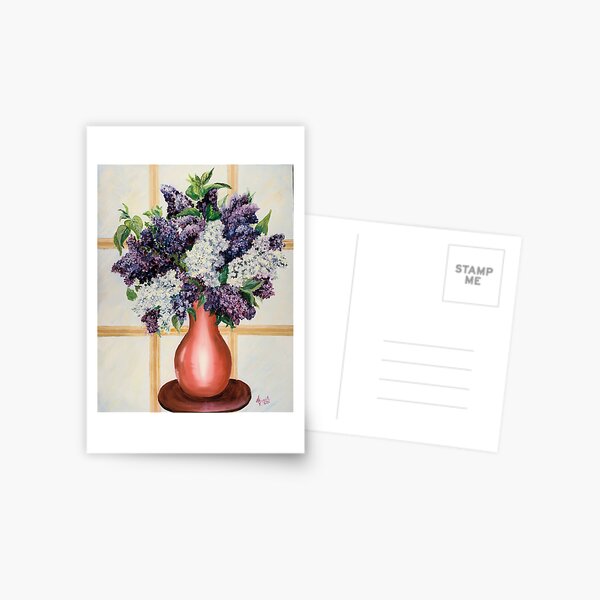 Lilacs Postcard