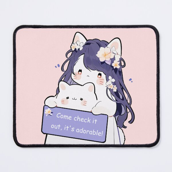 Item preview, Cute little cat lady and its cute cubs designed and sold by Cahlie Li.