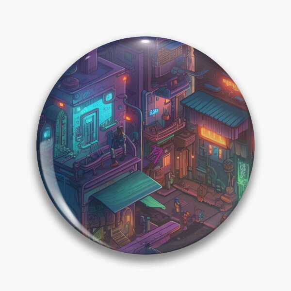 Item preview, Cosmic Frontier - Pixel art old city designed and sold by GlintageArt.