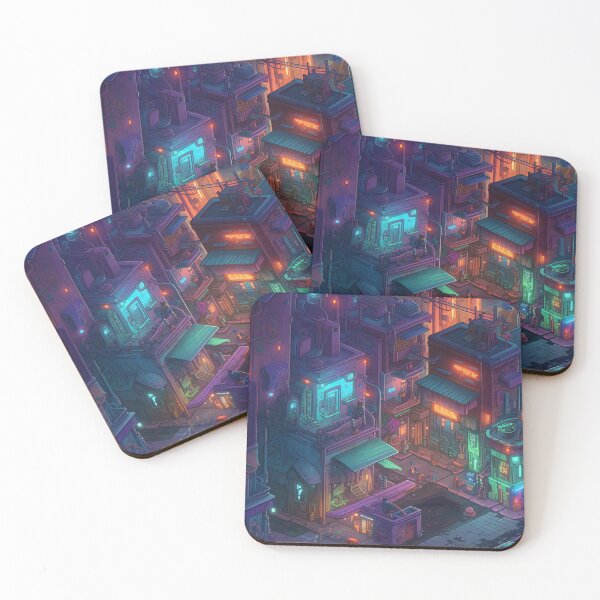 Item preview, Cosmic Frontier - Pixel art old city designed and sold by GlintageArt.