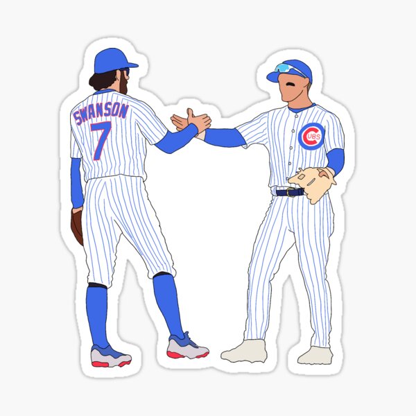 Nico Hoerner baseball Paper Poster Cubs 4 - Nico Hoerner - Sticker