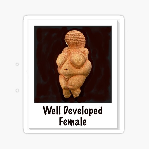 Well Developed Female Sticker