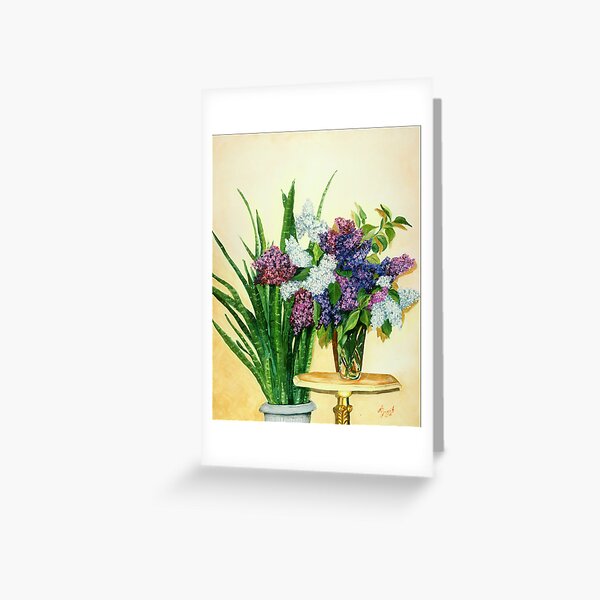 Lilacs II Greeting Card