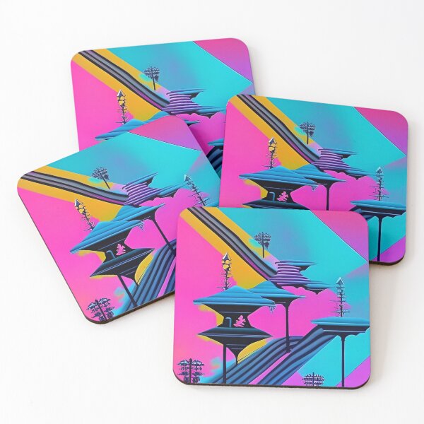 Item preview, Vibrant Vaporwave Scene  designed and sold by salmonman101.