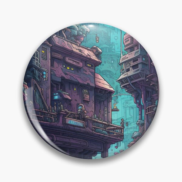 Item preview, Pixel City Nights designed and sold by GlintageArt.