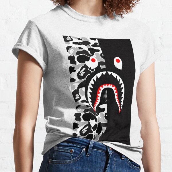 Bape, Shirts, A Bathing Ape Bape Shark Mouth Shirt