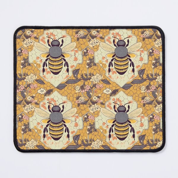 Item preview, Cute Bee Pattern designed and sold by AnimalisticArts.