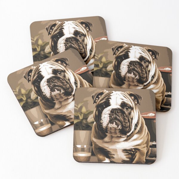 Item preview, Bulldog Coffee Lovers- English Bulldog designed and sold by ElegantCat.
