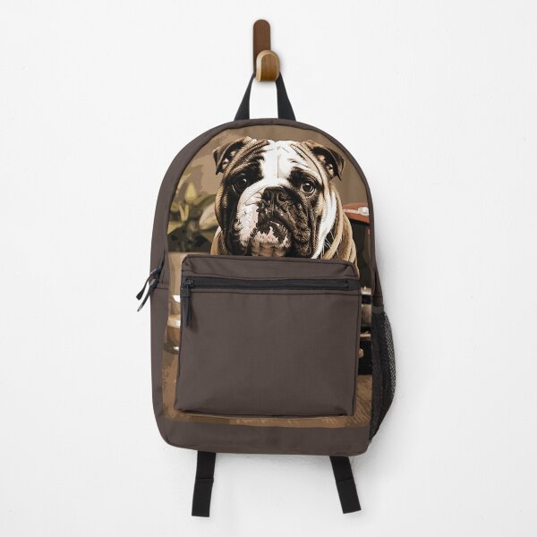 English bulldog outlet backpack