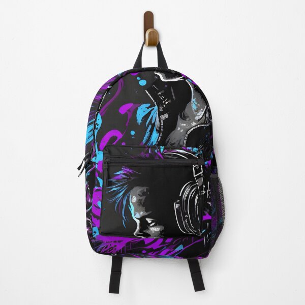 Item preview, abstract dj blue and purple details designed and sold by mr-artt.