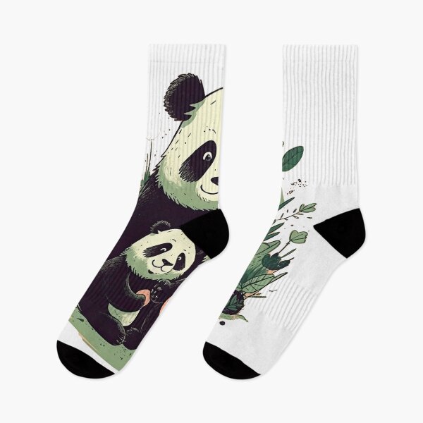 Item preview, Mama Panda Bear And Two Little Cubs designed and sold by Diego Re.