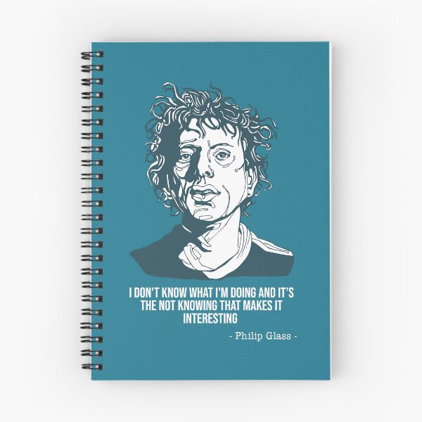 Item preview, Philip glass I don’t know what I’m doing and it’s the not knowing designed and sold by One55store.