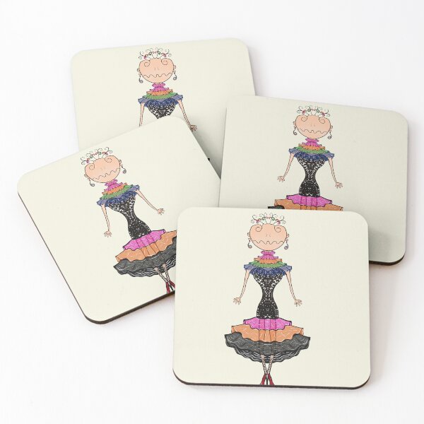 Item preview, cartoon dancing girl cartoon designed and sold by 236Reel.