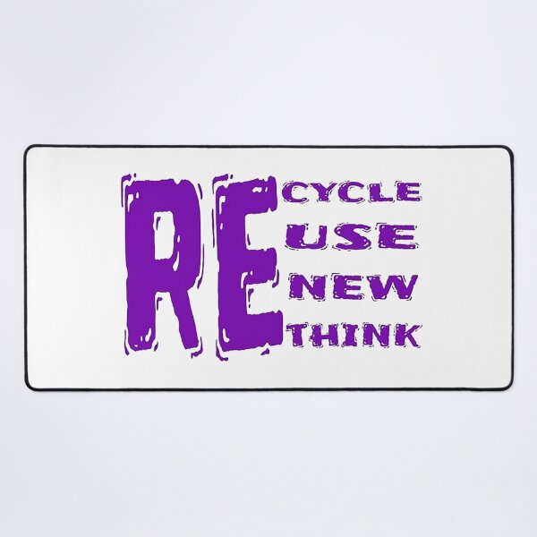 Item preview, recycle reuse renew rethink  designed and sold by jenniferkearns.