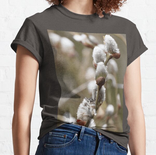 Item preview, Fluffy cat on a willow designed and sold by koty-vezde.