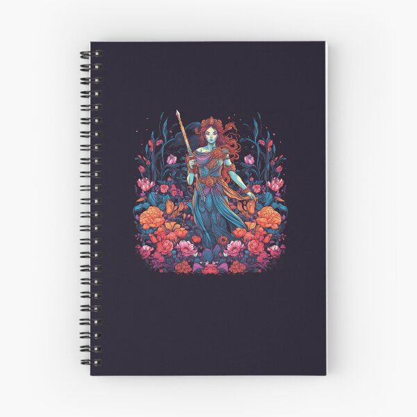 Item preview, Maiden in Flowers Warrior Woman Fantasy Style designed and sold by neverworldian.
