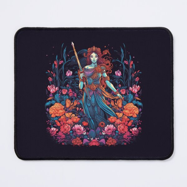 Item preview, Maiden in Flowers Warrior Woman Fantasy Style designed and sold by neverworldian.