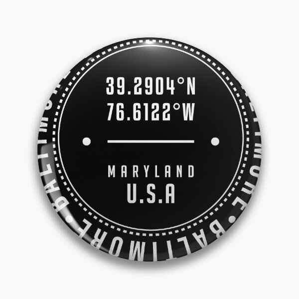 Item preview, Baltimore, Maryland, USA - 2 - City Coordinates Typography Print - Classic, Minimal designed and sold by Studio Grafiikka.