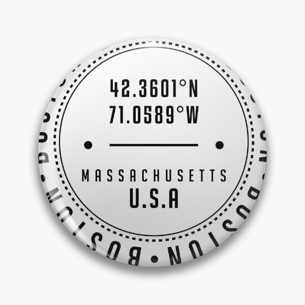 Item preview, Boston, Massachusetts, USA - 1 - City Coordinates Typography Print - Classic, Minimal designed and sold by Studio Grafiikka.