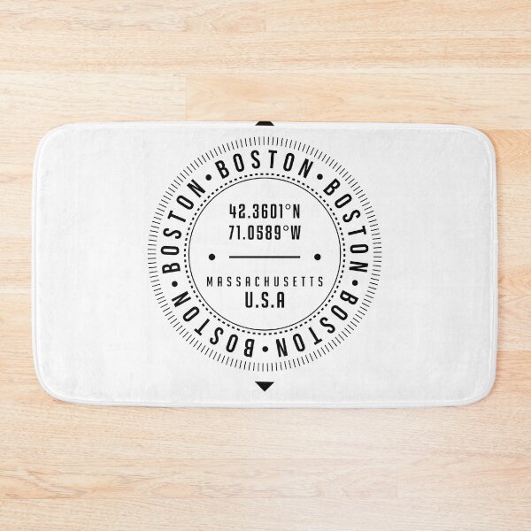 Item preview, Boston, Massachusetts, USA - 1 - City Coordinates Typography Print - Classic, Minimal designed and sold by Studio Grafiikka.