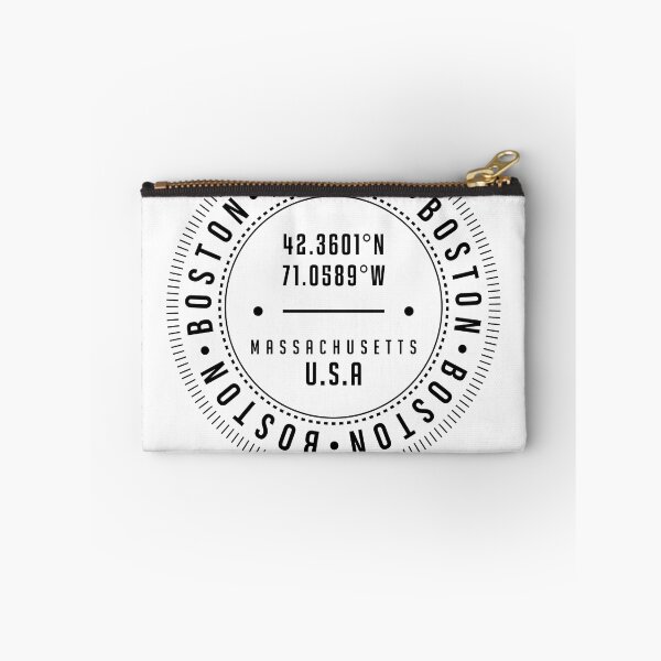 Item preview, Boston, Massachusetts, USA - 1 - City Coordinates Typography Print - Classic, Minimal designed and sold by Studio Grafiikka.