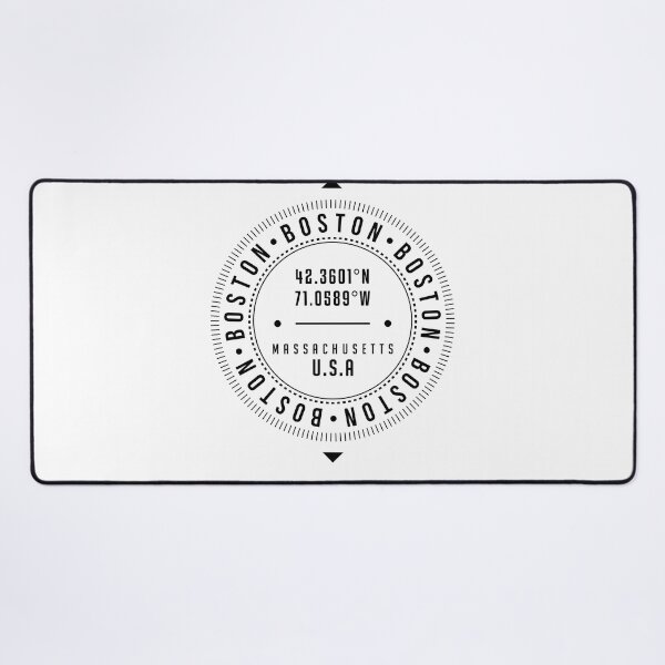Item preview, Boston, Massachusetts, USA - 1 - City Coordinates Typography Print - Classic, Minimal designed and sold by Studio Grafiikka.