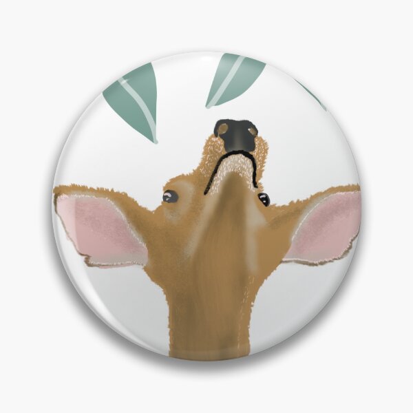 Item preview, A deer eating leaves designed and sold by Artful Things.
