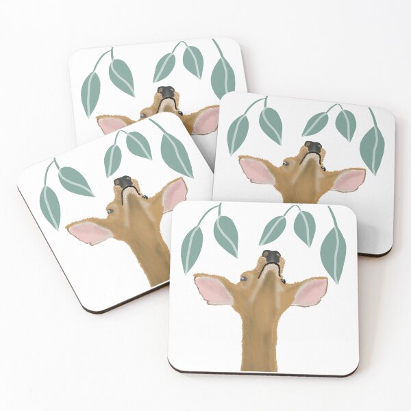 Item preview, A deer eating leaves designed and sold by Artful Things.