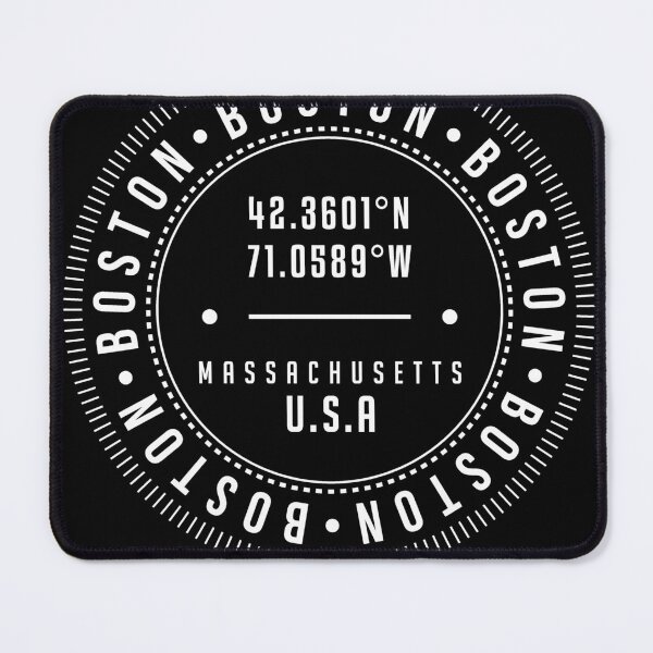 Item preview, Boston, Massachusetts, USA - 1 - City Coordinates Typography Print - Classic, Minimal designed and sold by Studio Grafiikka.