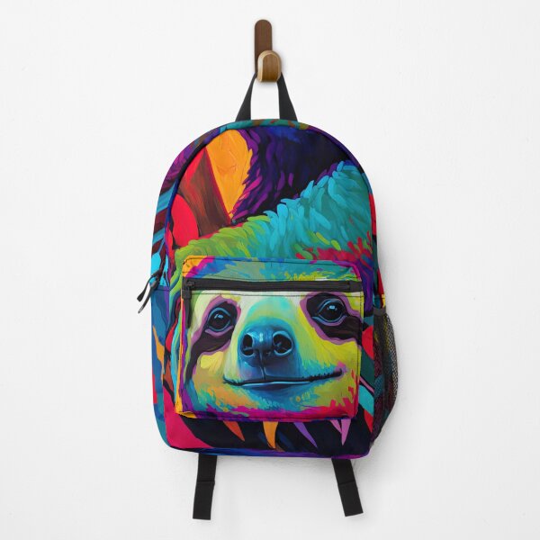 Item preview, colorful sloth designed and sold by ururuty.