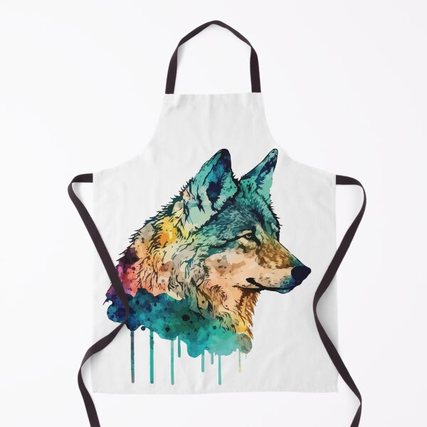 Item preview, A Watercolor of a Wolf - Boho Animals designed and sold by GVRDesign.