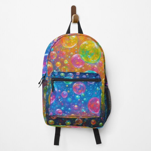 Item preview, Colorful Chaos - Abstract Colorful Bubbles Art designed and sold by pinimgart.