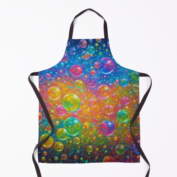 Item preview, Colorful Chaos - Abstract Colorful Bubbles Art designed and sold by pinimgart.