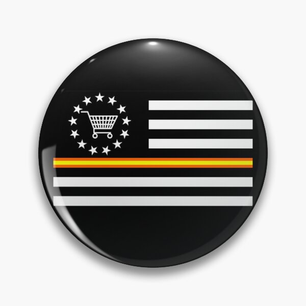 Item preview, Thin Shopping Cart Attendant Line Flag designed and sold by WKND-Graphics.