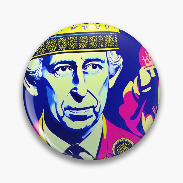 Item preview, King Charles III and Queen Camilla Coronation 2023 designed and sold by RoyalRepublics.