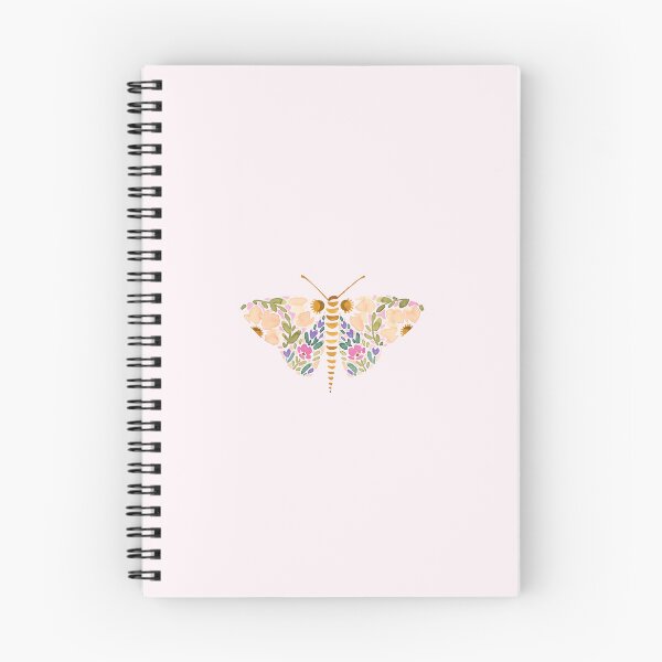 Item preview, Boho Floral Moth Design Rainbow designed and sold by WildFlowerWC.
