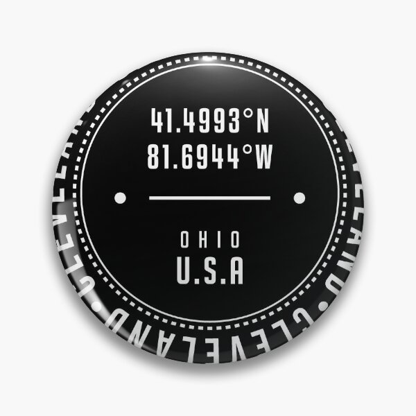Item preview, Cleveland, Ohio, USA - 1 - City Coordinates Typography Print - Classic, Minimal designed and sold by Studio Grafiikka.