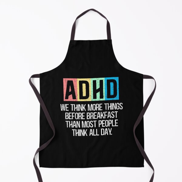 Item preview, Think More Things Before Breakfast Funny ADHD Vintage saying designed and sold by Dolphin Graphic.