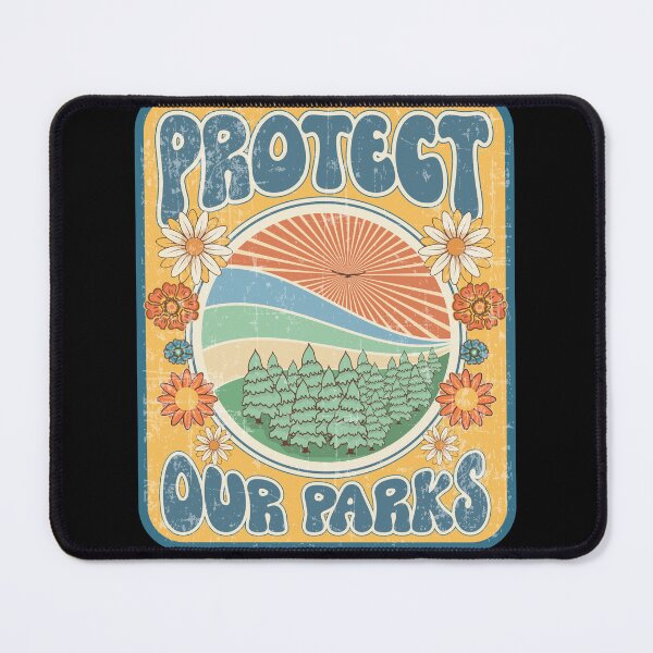 Item preview, PROTECT OUR PARKS GROOVY GIFT designed and sold by HomeCoquette.