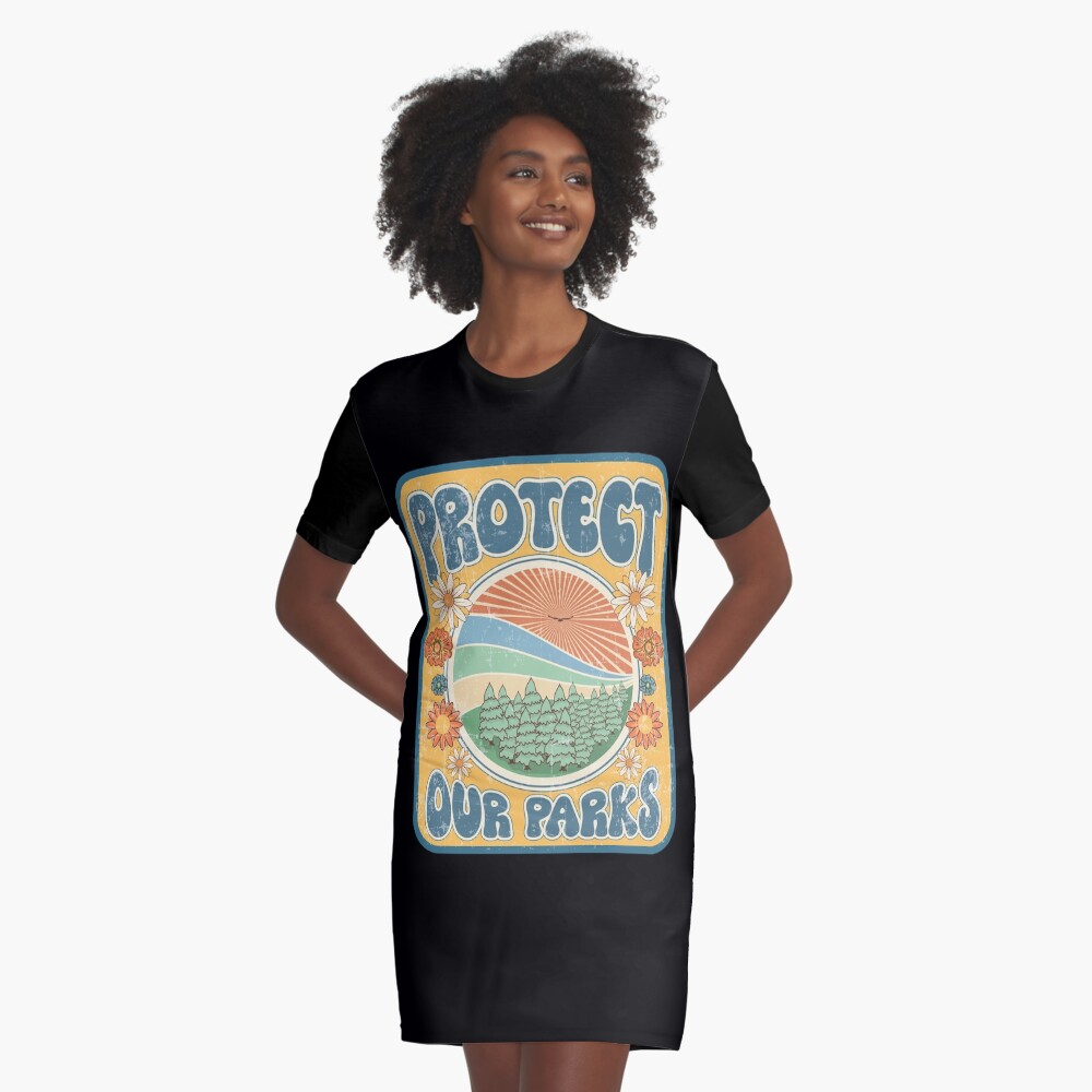Item preview, Graphic T-Shirt Dress designed and sold by HomeCoquette.