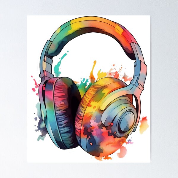 Item preview, Headphones 4 designed and sold by HilltopGraphics.