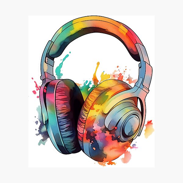 Item preview, Headphones 4 designed and sold by HilltopGraphics.