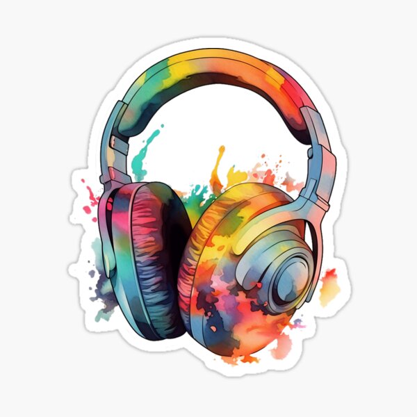 Aperçu de l'œuvre Headphones 4 créée et vendue par HilltopGraphics.