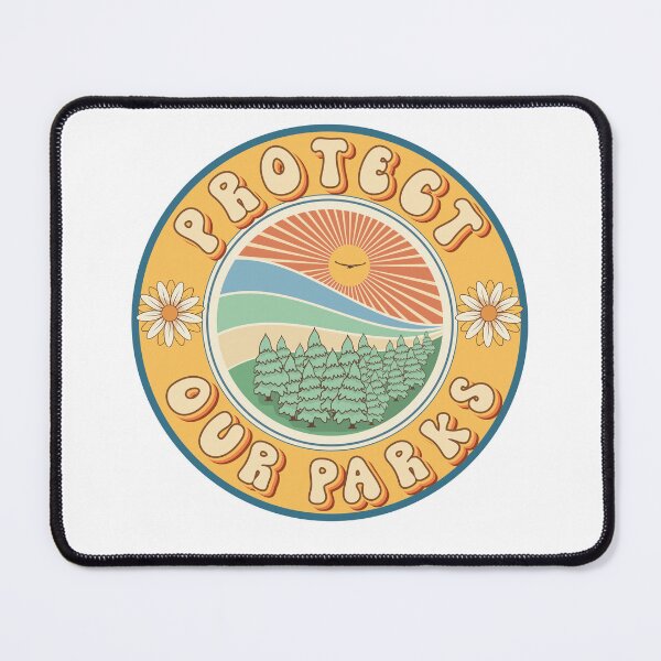 Item preview, PROTECT OUR PARKS GROOVY STYLE designed and sold by HomeCoquette.