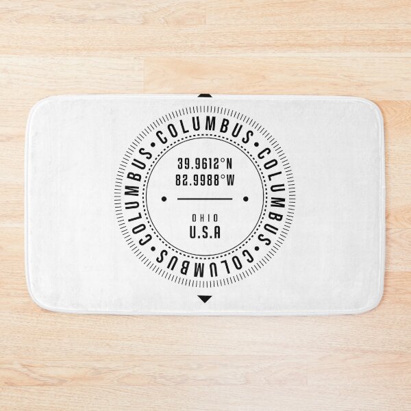 Item preview, Columbus, Ohio, USA - 1 - City Coordinates Typography Print - Classic, Minimal designed and sold by Studio Grafiikka.