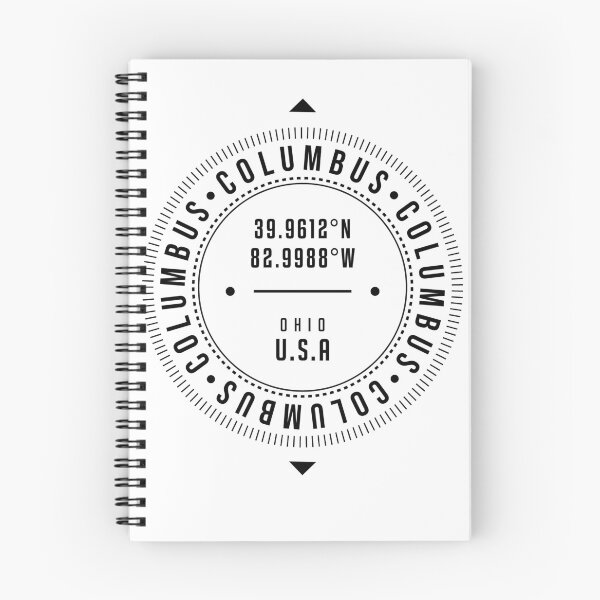 Item preview, Columbus, Ohio, USA - 1 - City Coordinates Typography Print - Classic, Minimal designed and sold by Studio Grafiikka.